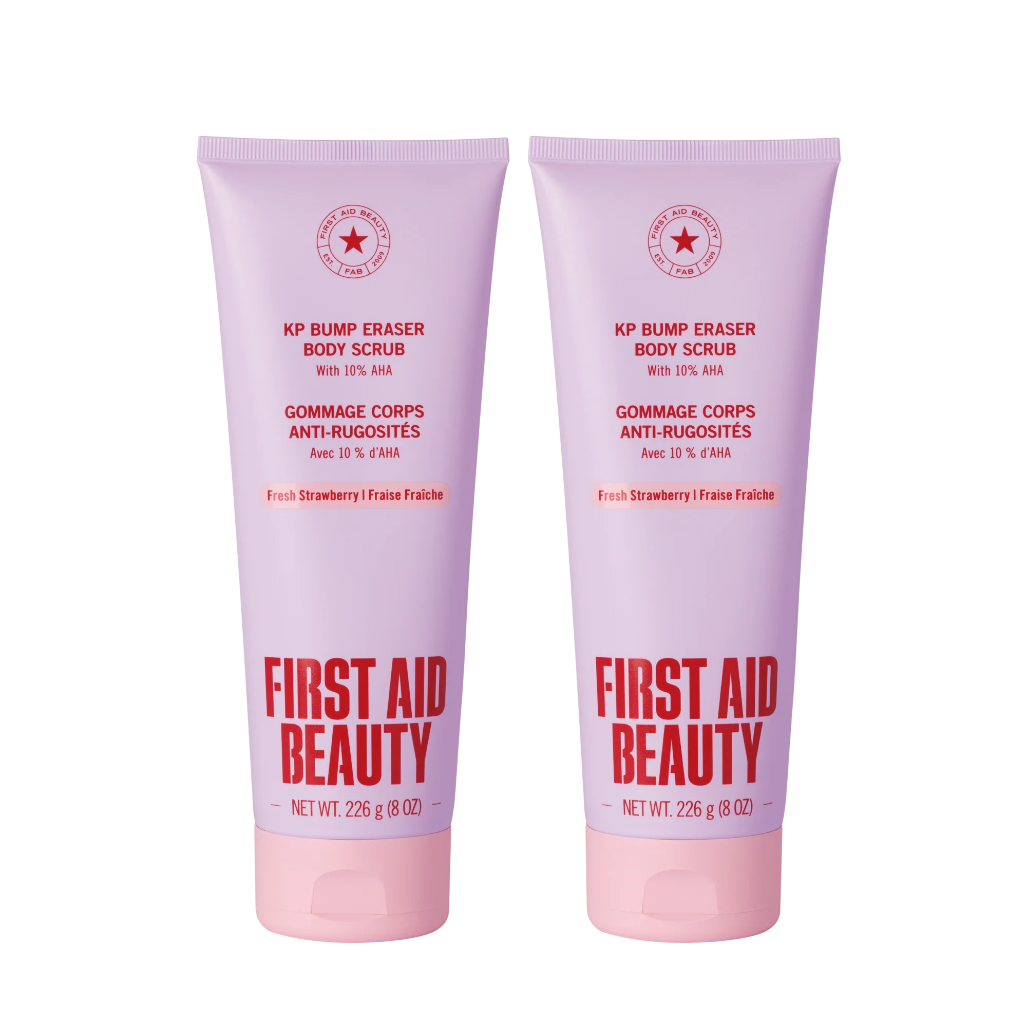 KP Bump Eraser Body Scrub 10% AHA Fresh Strawberry Duo